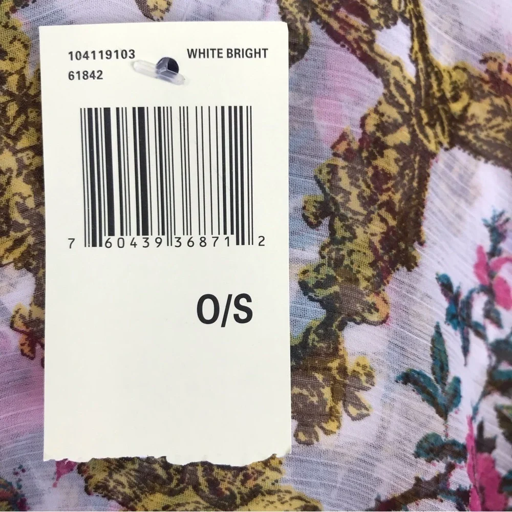 MAX EDITION Floral Lightweight Scarf NWT